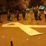 Rueda contra la violencia hacia la mujer organizada por los hombres