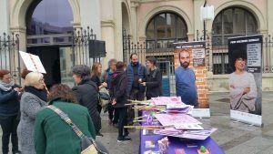 Preparando la manifestación