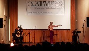 Actuació musical al VII Parlament de les religions a Mallorca 2019